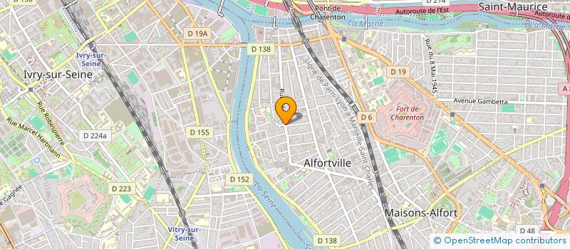 localisation de l'entreprise MONSIEUR RAPHAEL CHARBIT à ALFORTVILLE