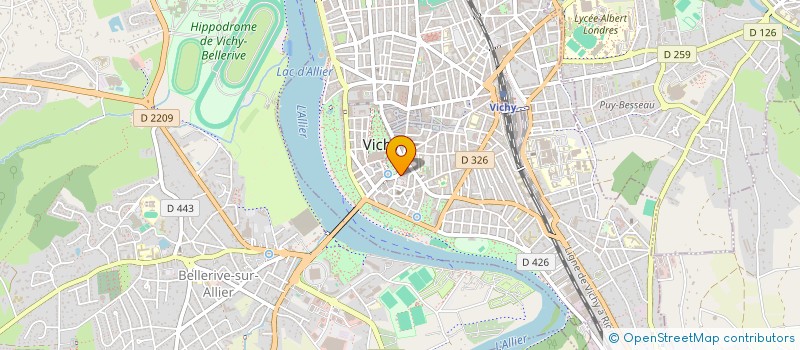 localisation de l'entreprise MONSIEUR RAPHAEL CHARLAT  VICHY