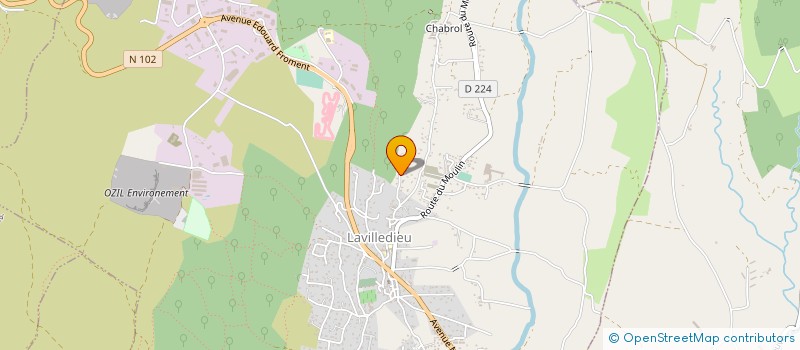 localisation de l'entreprise MONSIEUR RAPHAEL CHARRE  LAVILLEDIEU