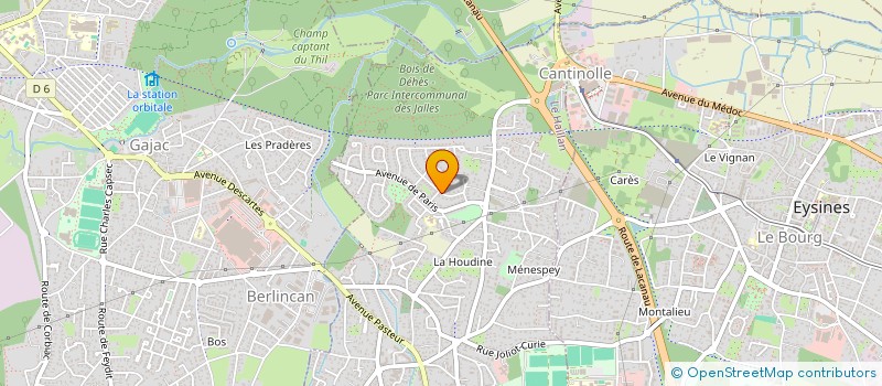 localisation de l'entreprise MONSIEUR RAPHAEL CHATELAIN  LE HAILLAN