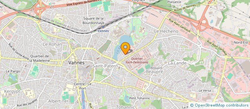 localisation de l'entreprise MONSIEUR RAPHAEL CHAUDRE à VANNES