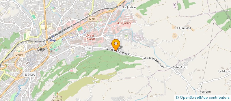 localisation de l'entreprise MONSIEUR RAPHAEL CHELLE  GAP