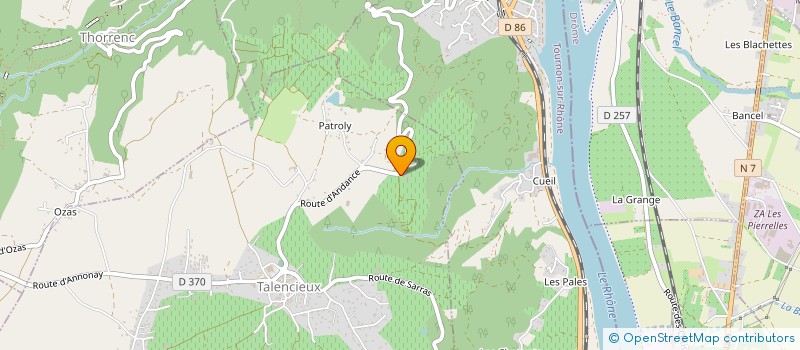 localisation de l'entreprise MONSIEUR RAPHAEL CHEMIN  TALENCIEUX