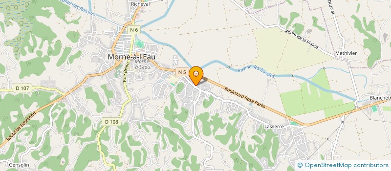 localisation de l'entreprise MONSIEUR RAPHAEL CHERALDINI  MORNE-A-L'EAU