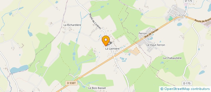 localisation de l'entreprise MONSIEUR RAPHAEL CHEVALIER  COURLAY