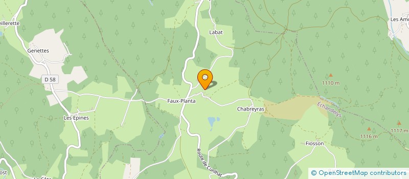 localisation de l'entreprise MONSIEUR RAPHAEL CHEVARIN  ECHANDELYS