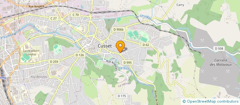 localisation de l'entreprise MONSIEUR RAPHAEL CHEVASSON à CUSSET
