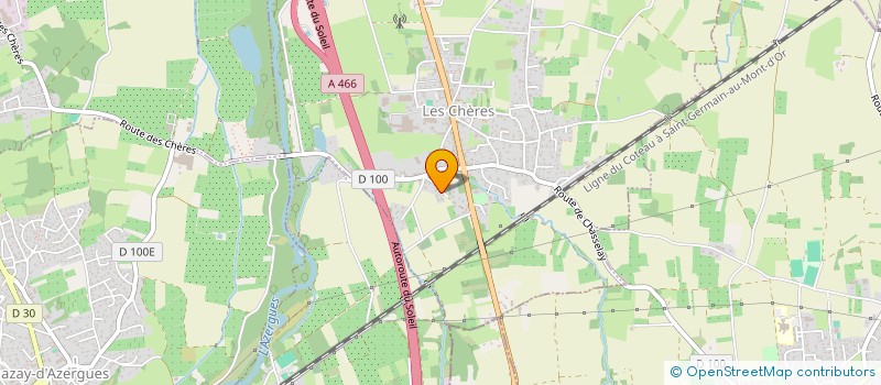 localisation de l'entreprise MONSIEUR RAPHAEL CHEVAUCHET  LES CHERES