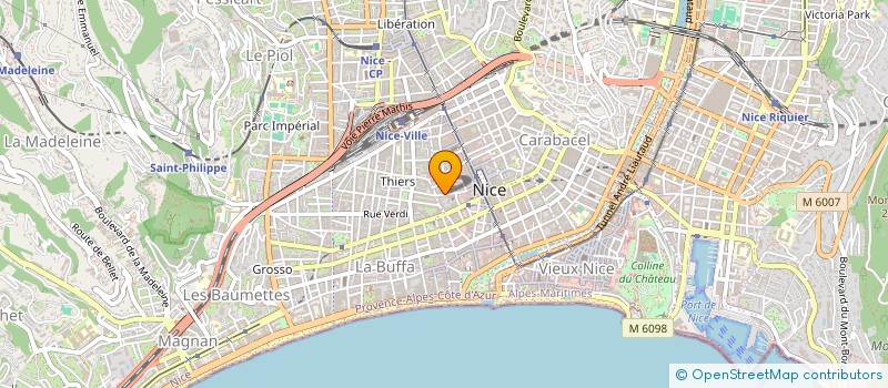 localisation de l'entreprise MONSIEUR RAPHAEL CHILLON  NICE