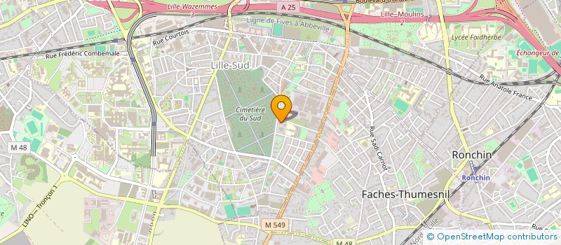 localisation de l'entreprise MONSIEUR RAPHAEL CHIOMENTO à LILLE
