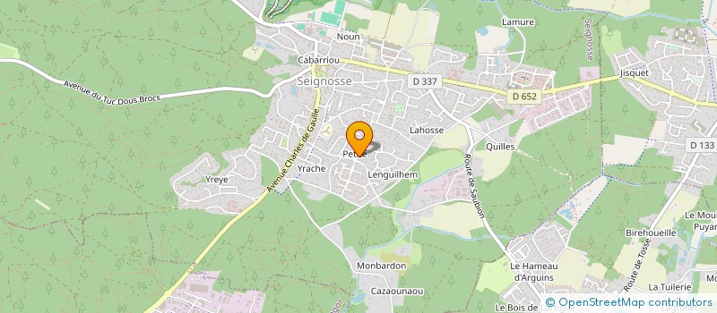 localisation de l'entreprise MONSIEUR RAPHAEL CHIQUET  SEIGNOSSE