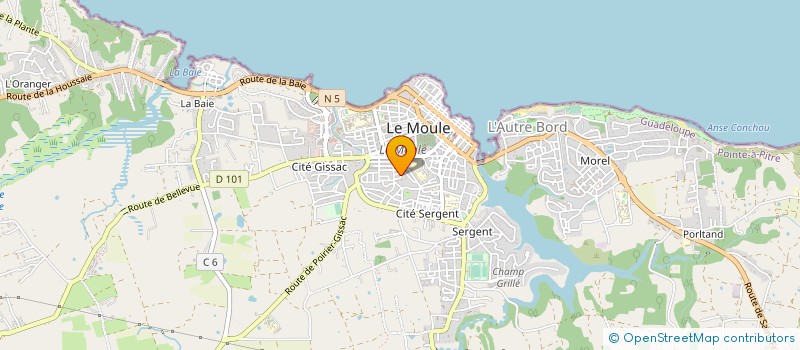 localisation de l'entreprise MONSIEUR RAPHAEL CHOUNI à LE MOULE