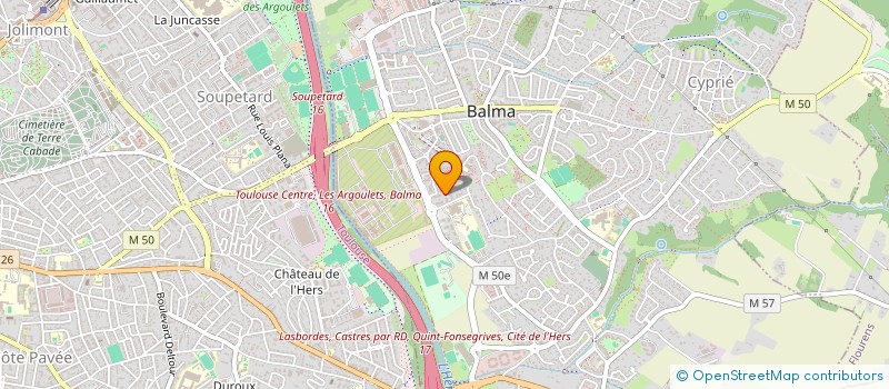 localisation de l'entreprise MONSIEUR RAPHAEL CHRISTOPHE  BALMA