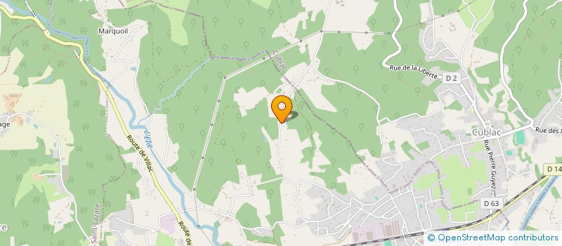 localisation de l'entreprise MONSIEUR RAPHAEL CIVIDINO  TERRASSON-LAVILLEDIEU