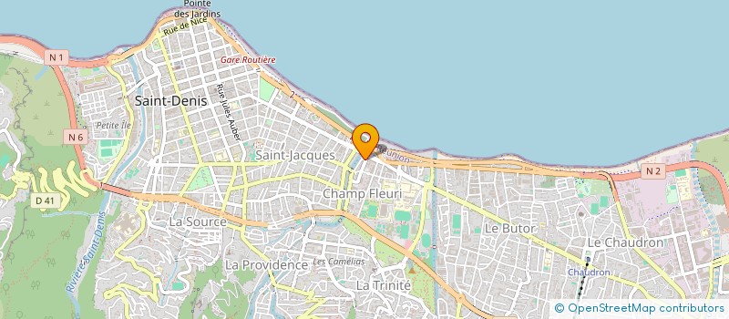 localisation de l'entreprise MONSIEUR RAPHAEL CLERC  SAINT-DENIS