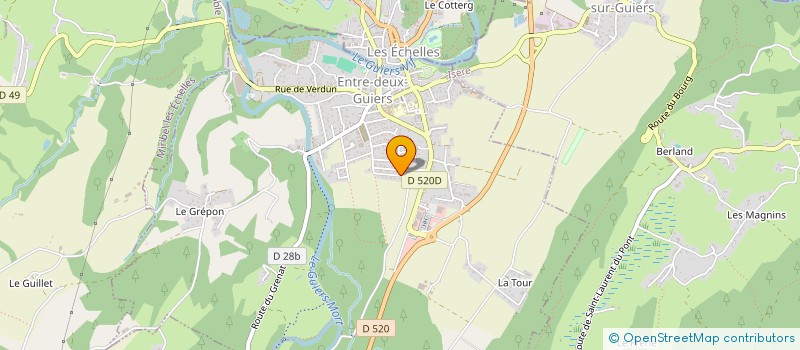 localisation de l'entreprise MONSIEUR RAPHAEL COCHET  ENTRE-DEUX-GUIERS