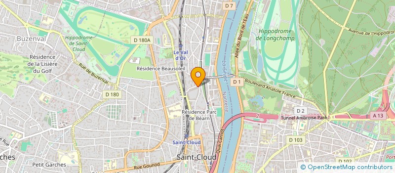 localisation de l'entreprise MONSIEUR RAPHAEL COHAS à SAINT-CLOUD