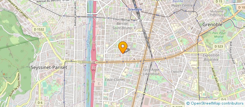 localisation de l'entreprise MONSIEUR RAPHAEL CONNAC à GRENOBLE