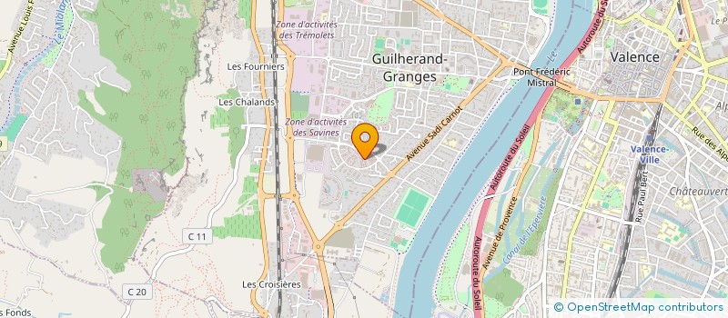 localisation de l'entreprise MONSIEUR RAPHAEL CORBIERE  GUILHERAND-GRANGES