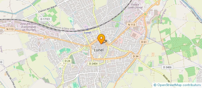 localisation de l'entreprise MONSIEUR RAPHAEL CORNEVIN à LUNEL
