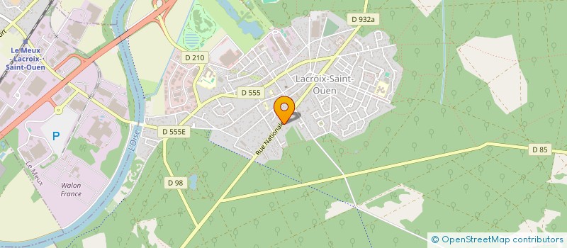 localisation de l'entreprise MONSIEUR RAPHAEL CORREIA BORGES  LACROIX-SAINT-OUEN