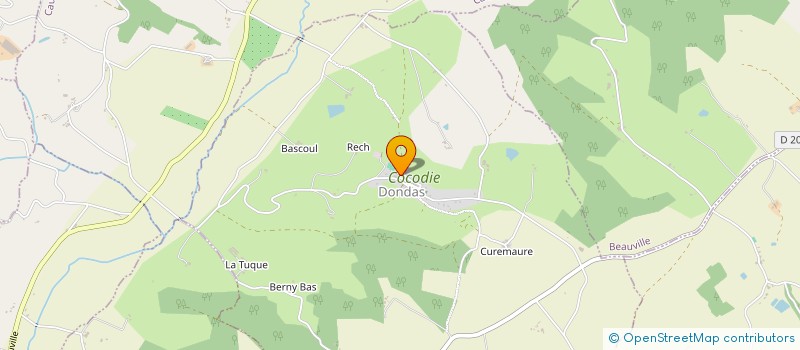 localisation de l'entreprise MONSIEUR RAPHAEL CORTES  DONDAS