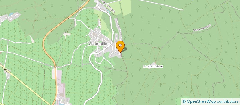 localisation de l'entreprise MONSIEUR RAPHAEL CORVISIER  CHAMPILLON