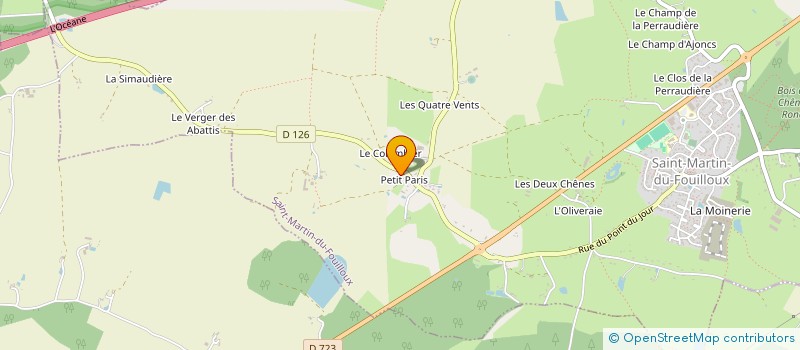 localisation de l'entreprise MONSIEUR RAPHAEL COSNEAU  SAINT-MARTIN-DU-FOUILLOUX