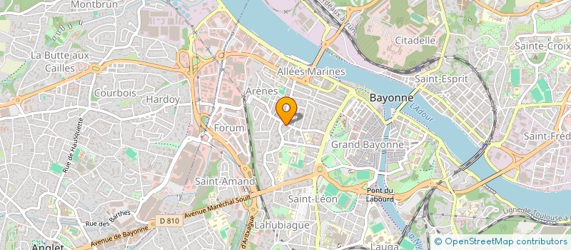 localisation de l'entreprise MONSIEUR RAPHAEL COUHARD  BAYONNE