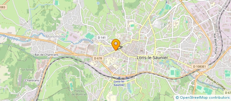 localisation de l'entreprise MONSIEUR RAPHAEL COULON à LONS-LE-SAUNIER