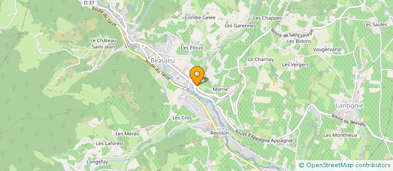 localisation de l'entreprise MONSIEUR RAPHAEL COURMONT à BEAUJEU
