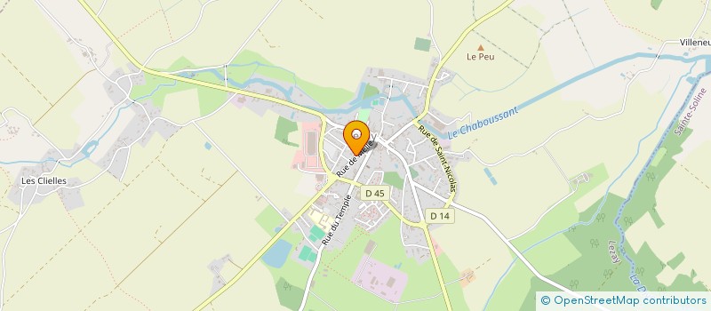 localisation de l'entreprise MONSIEUR RAPHAEL COURSAUX  LEZAY