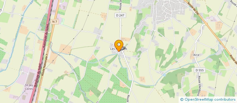 localisation de l'entreprise MONSIEUR RAPHAEL COZEMA  ETOILE-SUR-RHONE