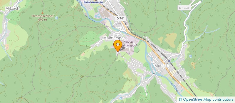 localisation de l'entreprise MONSIEUR RAPHAEL CRISPIN  MALMERSPACH