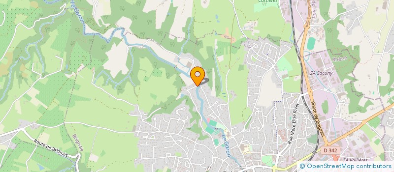 localisation de l'entreprise MONSIEUR RAPHAEL CRISTINA  BRIGNAIS