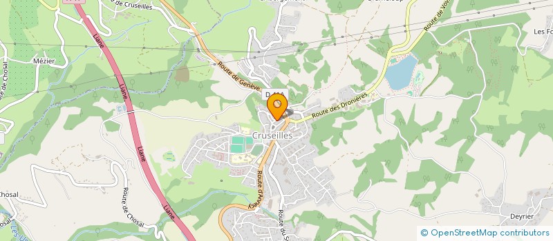 localisation de l'entreprise MONSIEUR RAPHAEL CRUZ  CRUSEILLES