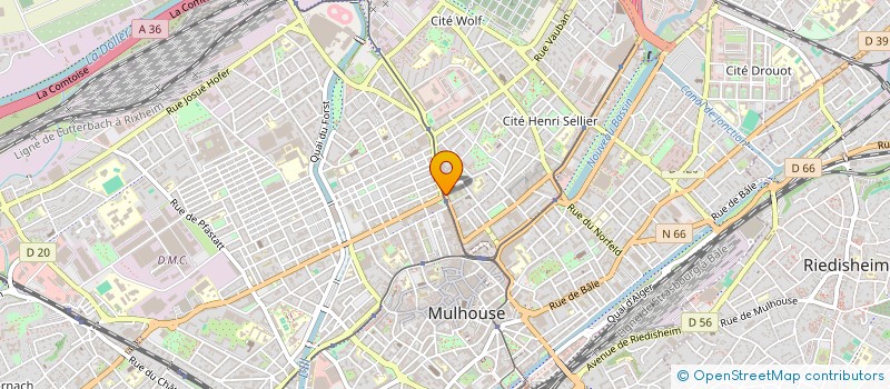 localisation de l'entreprise MONSIEUR RAPHAEL CUCINOTTA à MULHOUSE