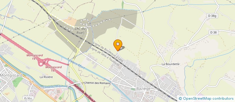 localisation de l'entreprise MONSIEUR RAPHAEL CUQSAC  BAZIEGE