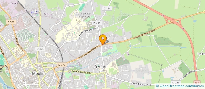 localisation de l'entreprise MONSIEUR RAPHAEL DA CONCEICAO GOUVEIA à YZEURE