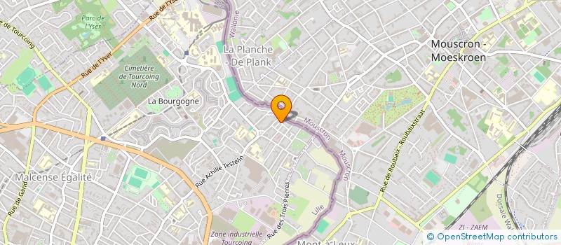 localisation de l'entreprise MONSIEUR RAPHAEL DAERDEN  TOURCOING