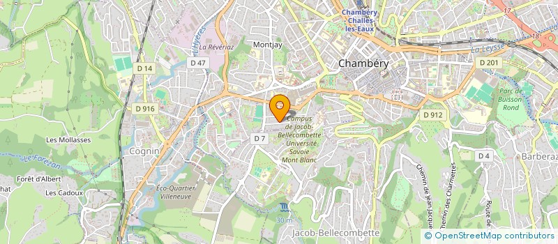 localisation de l'entreprise MONSIEUR RAPHAEL DALMON à CHAMBERY