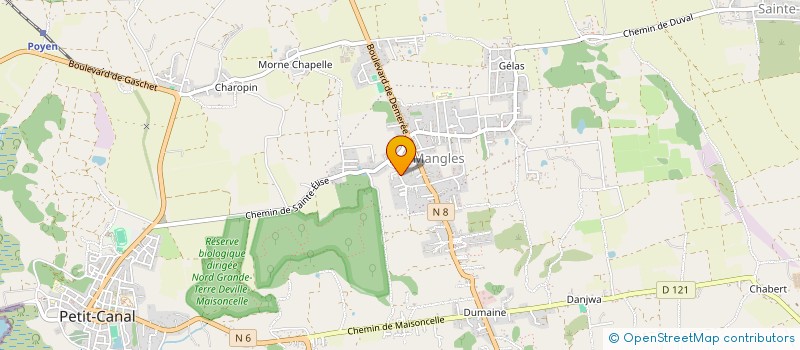 localisation de l'entreprise MONSIEUR RAPHAEL DAMAS-AGIS à PETIT-CANAL