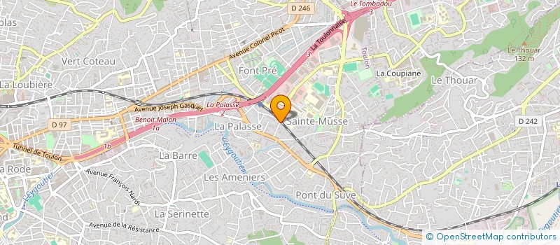 localisation de l'entreprise MONSIEUR RAPHAEL DAUCHY  TOULON