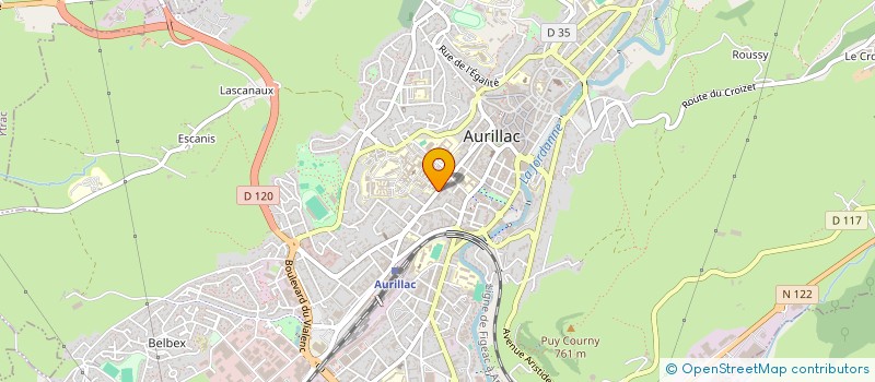 localisation de l'entreprise MONSIEUR RAPHAEL DAUPHIN  AURILLAC