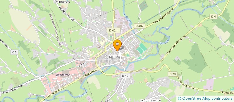 localisation de l'entreprise MONSIEUR RAPHAEL DE ARAUJO  CHARLIEU