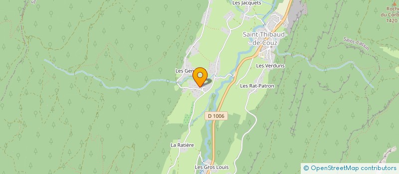 localisation de l'entreprise MONSIEUR RAPHAEL DE BARI  SAINT-THIBAUD-DE-COUZ