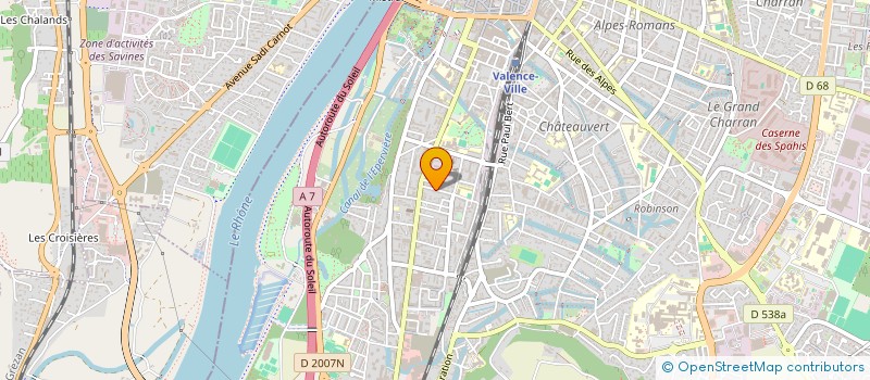 localisation de l'entreprise MONSIEUR RAPHAEL DE BERNARDIS  VALENCE