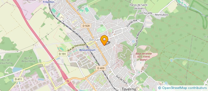 localisation de l'entreprise MONSIEUR RAPHAEL DE COTIIS  BESSANCOURT