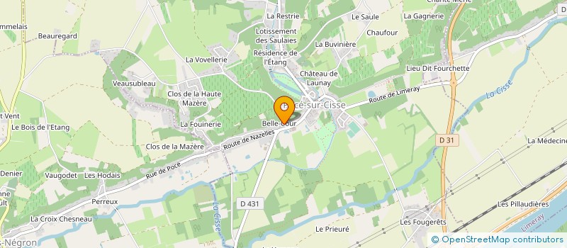 localisation de l'entreprise MONSIEUR RAPHAEL DE SERRES DE MESPLES  POCE-SUR-CISSE