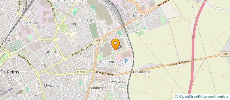 localisation de l'entreprise MONSIEUR RAPHAEL DE VASCONCELLOS  REIMS